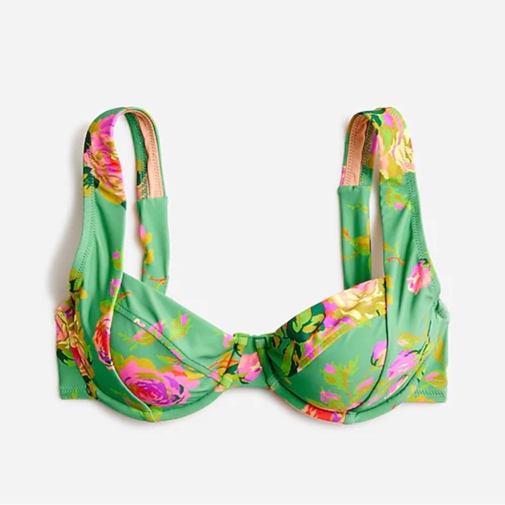 Jcrew Cross-Back Underwire Bikini Top